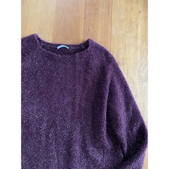 iBlues Sweater Purple Tinsel Plum Medium Aubergine Metallic I Blues - Picture 2 of 12